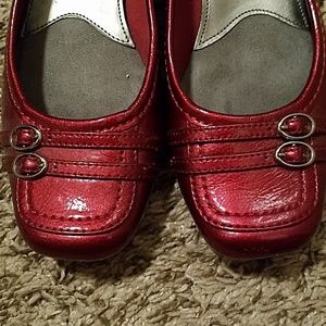 Kate Ann Red Flats